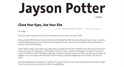 Desktop Screenshot of jaysonpotter.com